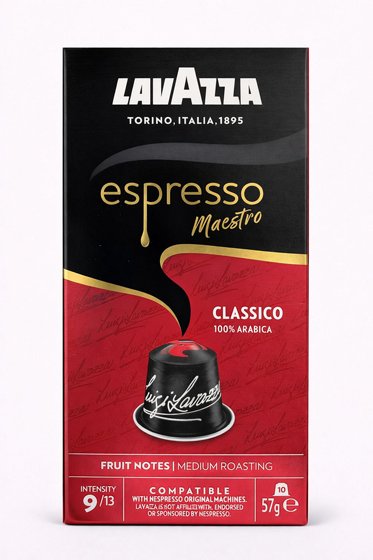 קפסולות תואם נספרסו Lavazza Espresso Maestro Classico (חוזק 9) – תמונה 3